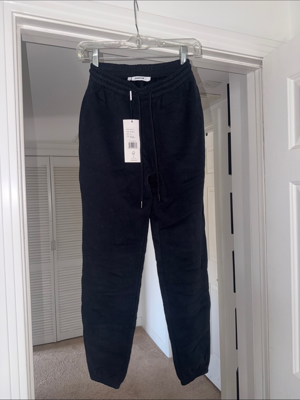Thakoon Black Women's Jogger Sweatpants